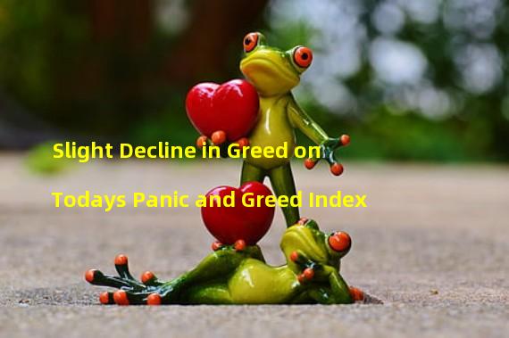 Slight Decline in Greed on Todays Panic and Greed Index