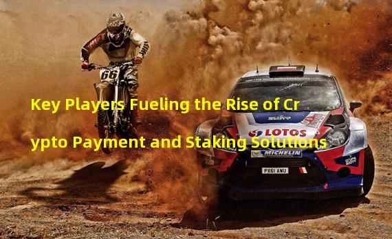 Key Players Fueling the Rise of Crypto Payment and Staking Solutions