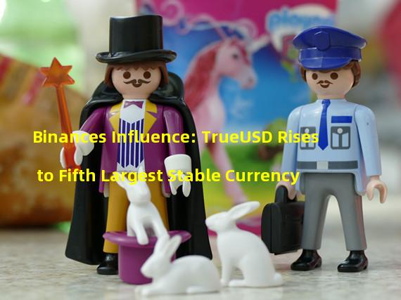 Binances Influence: TrueUSD Rises to Fifth Largest Stable Currency