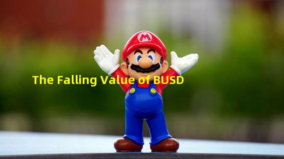 The Falling Value of BUSD 