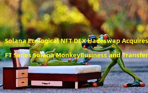 Solana Ecological NFT DEX Hadeswap Acquires NFT Series Solana MonkeyBusiness and Transfers Ownership to HadesDAO
