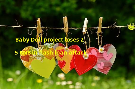 Baby Doll project loses 25 BNB in flash loan attack