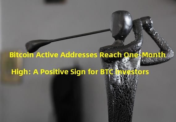 Bitcoin Active Addresses Reach One-Month High: A Positive Sign for BTC Investors