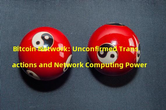 Bitcoin Network: Unconfirmed Transactions and Network Computing Power