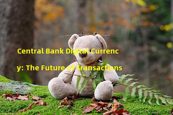 Central Bank Digital Currency: The Future of Transactions