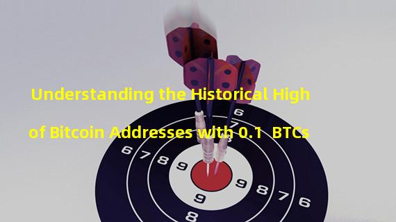 Understanding the Historical High of Bitcoin Addresses with 0.1+ BTCs