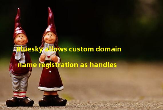Bluesky allows custom domain name registration as handles