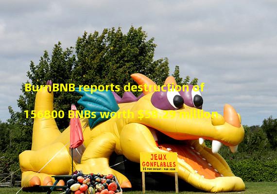 BurnBNB reports destruction of 156800 BNBs worth $58.29 million