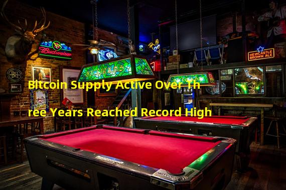 Bitcoin Supply Active Over Three Years Reached Record High