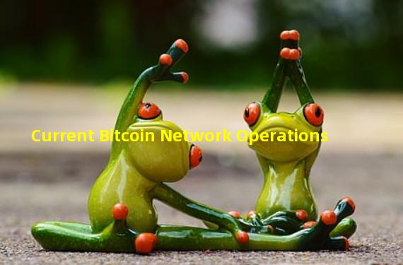 Current Bitcoin Network Operations