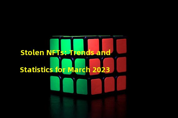 Stolen NFTs: Trends and Statistics for March 2023
