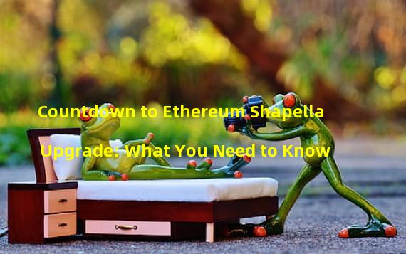 Countdown to Ethereum Shapella Upgrade: What You Need to Know