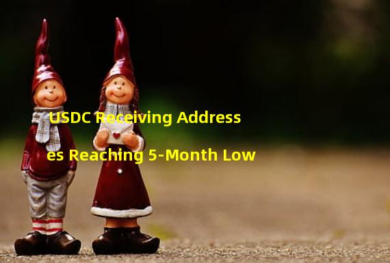 USDC Receiving Addresses Reaching 5-Month Low