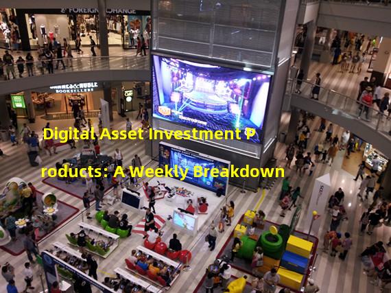 Digital Asset Investment Products: A Weekly Breakdown