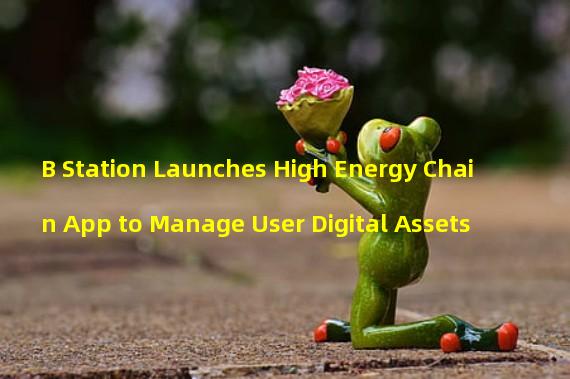 B Station Launches High Energy Chain App to Manage User Digital Assets