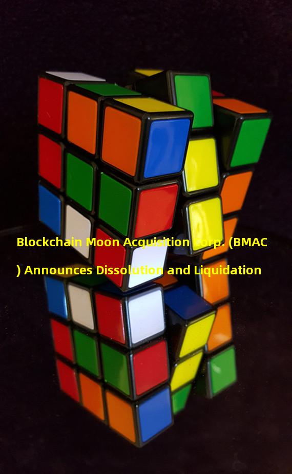 Blockchain Moon Acquisition Corp. (BMAC) Announces Dissolution and Liquidation