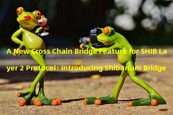 A New Cross Chain Bridge Feature for SHIB Layer 2 Protocol: Introducing Shibarium Bridge
