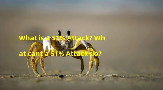 What is a 51% Attack? What cant a 51% Attack do?