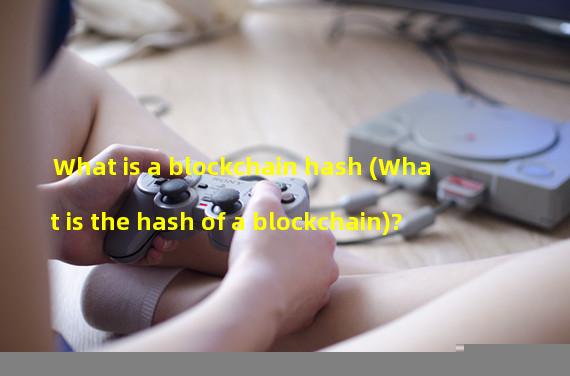 What is a blockchain hash (What is the hash of a blockchain)?