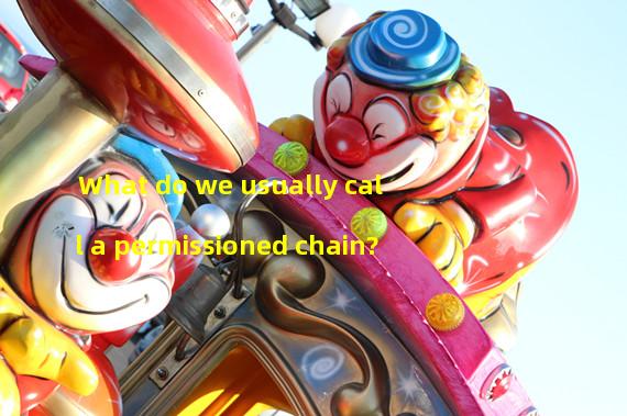 What do we usually call a permissioned chain?