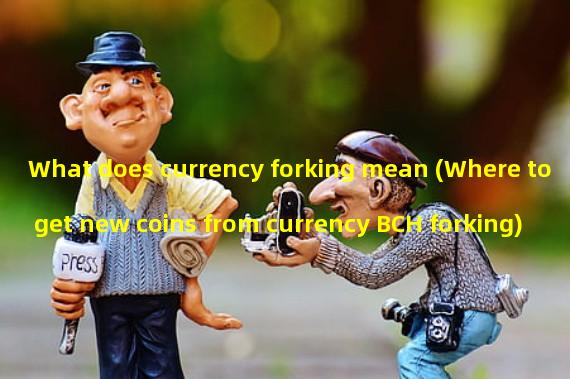 What does currency forking mean (Where to get new coins from currency BCH forking) 