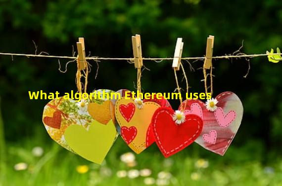 What algorithm Ethereum uses